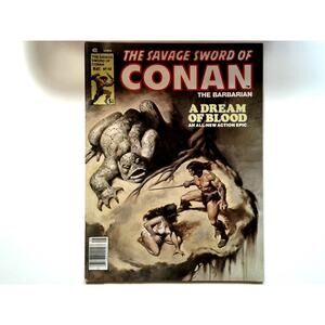 The Savage Sword of Conan No 40 May Marvel 1979 A Dream of Blood
